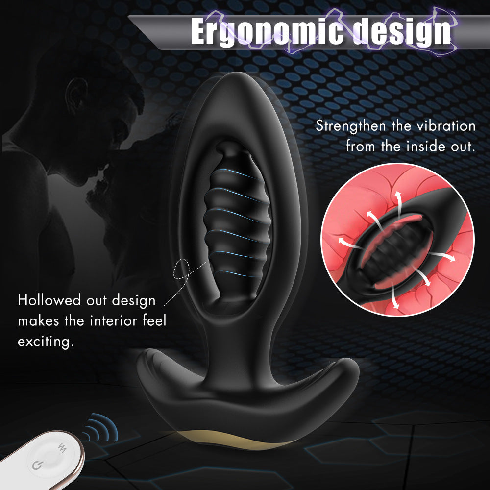 Double sex toy anal oscillator Retractable anus couples how to use