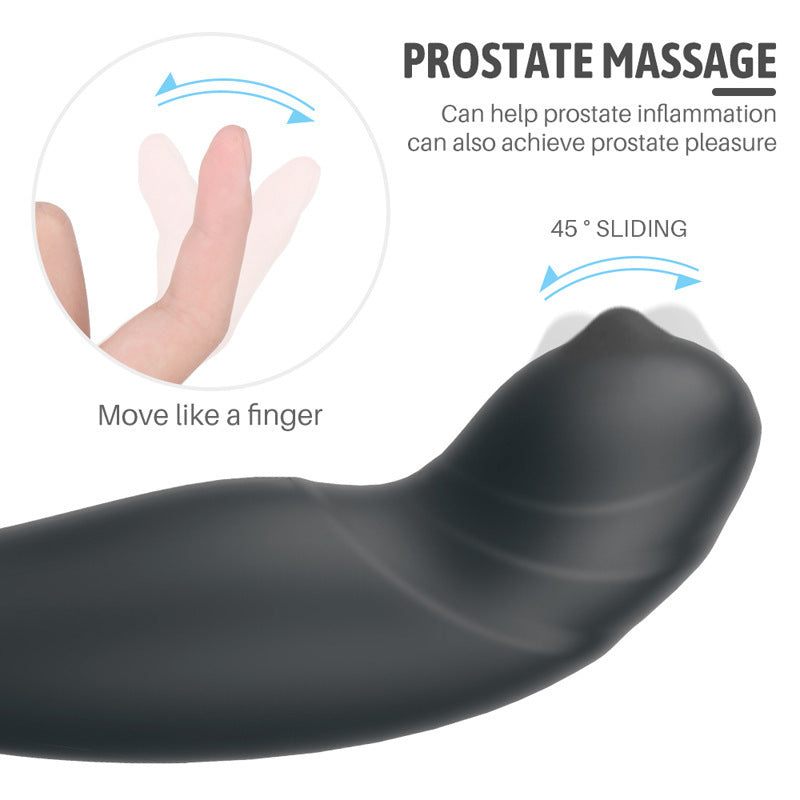 Double sex toy anal oscillator Retractable anus couples how to use
