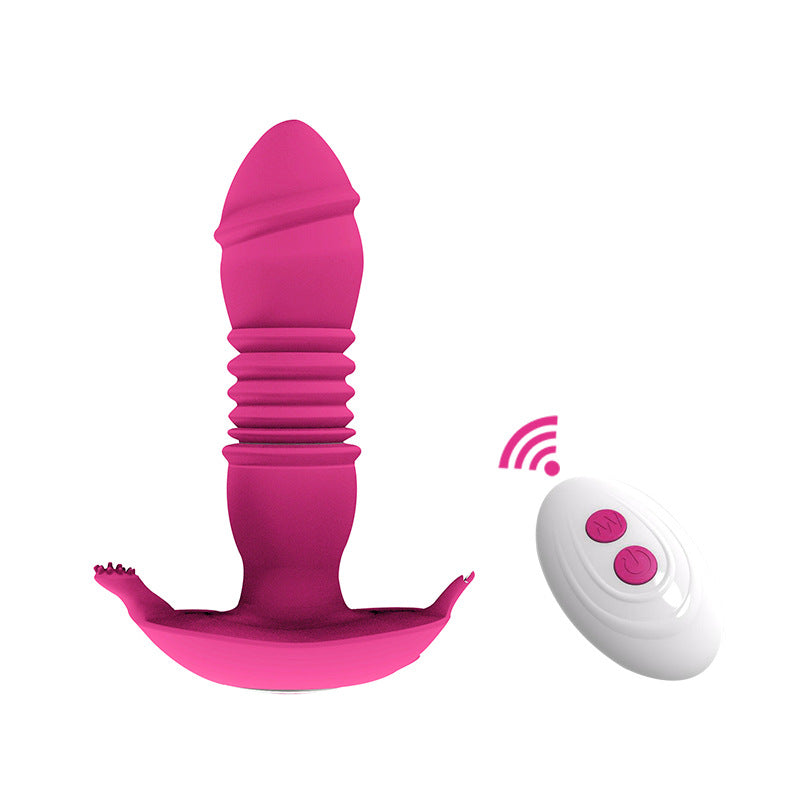 Double sex toy anal oscillator Retractable anus couples how to use