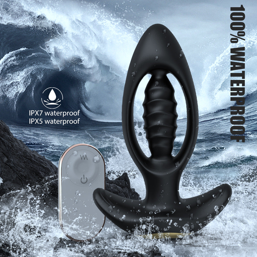 Double sex toy anal oscillator Retractable anus couples how to use