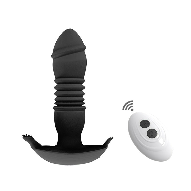 Double sex toy anal oscillator Retractable anus couples how to use