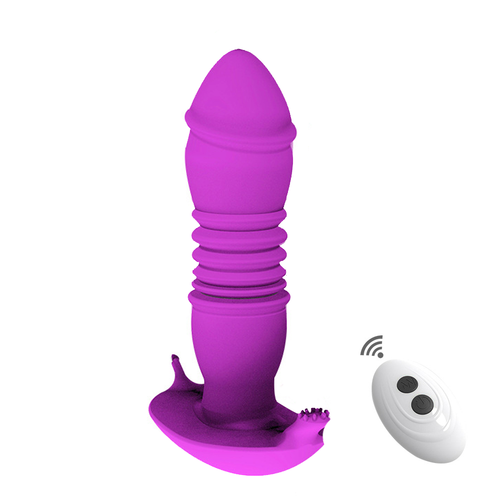 Double sex toy anal oscillator Retractable anus couples how to use