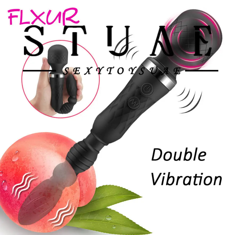 10 Frequency Double Vibrating Masturbation Butt Plug
