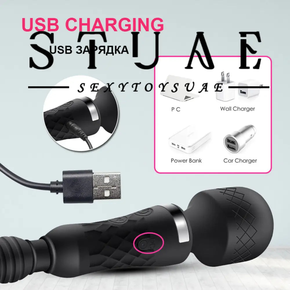 10 Frequency Double Vibrating Masturbation Butt Plug
