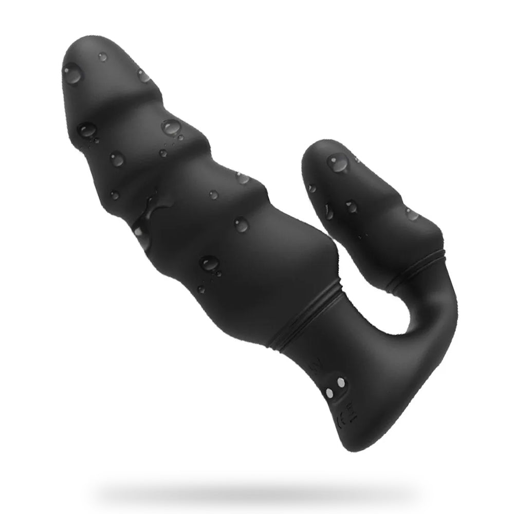 Double sex toy anal oscillator Retractable anus couples how to use