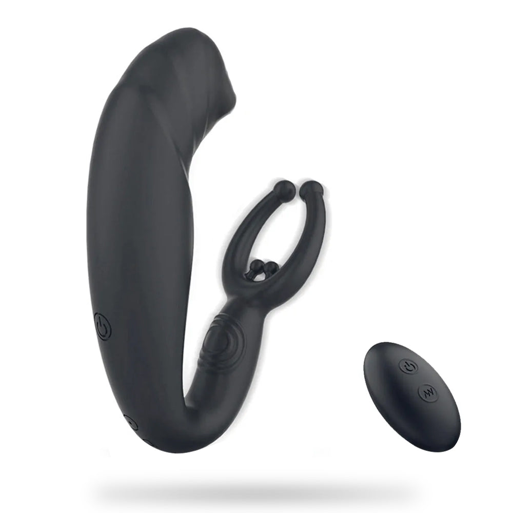 Double sex toy anal oscillator Retractable anus couples how to use