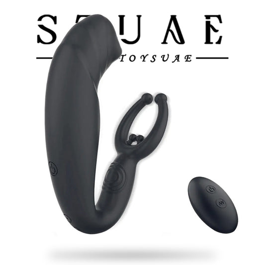 Double sex toy  anal oscillator  Retractable anus couples how to use