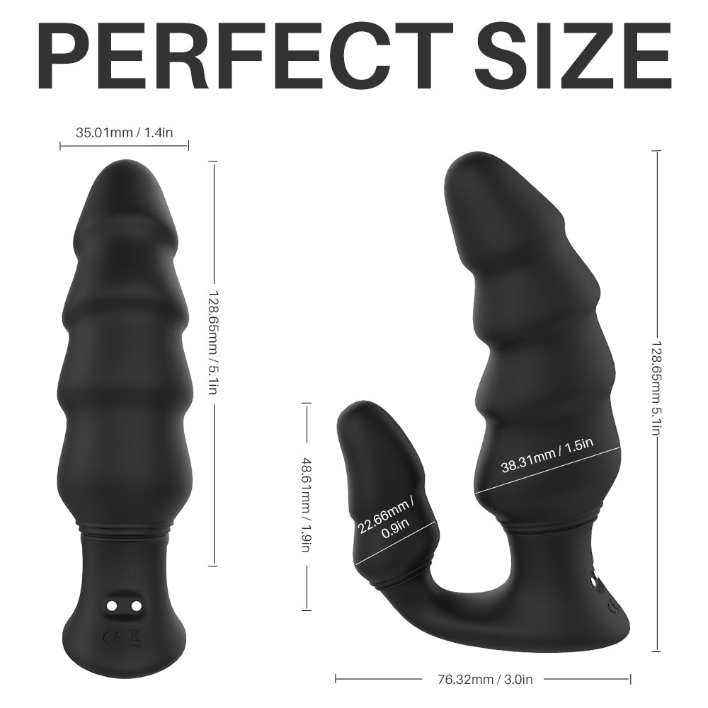 Double sex toy anal oscillator Retractable anus couples how to use