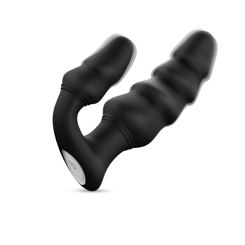 Double sex toy anal oscillator Retractable anus couples how to use