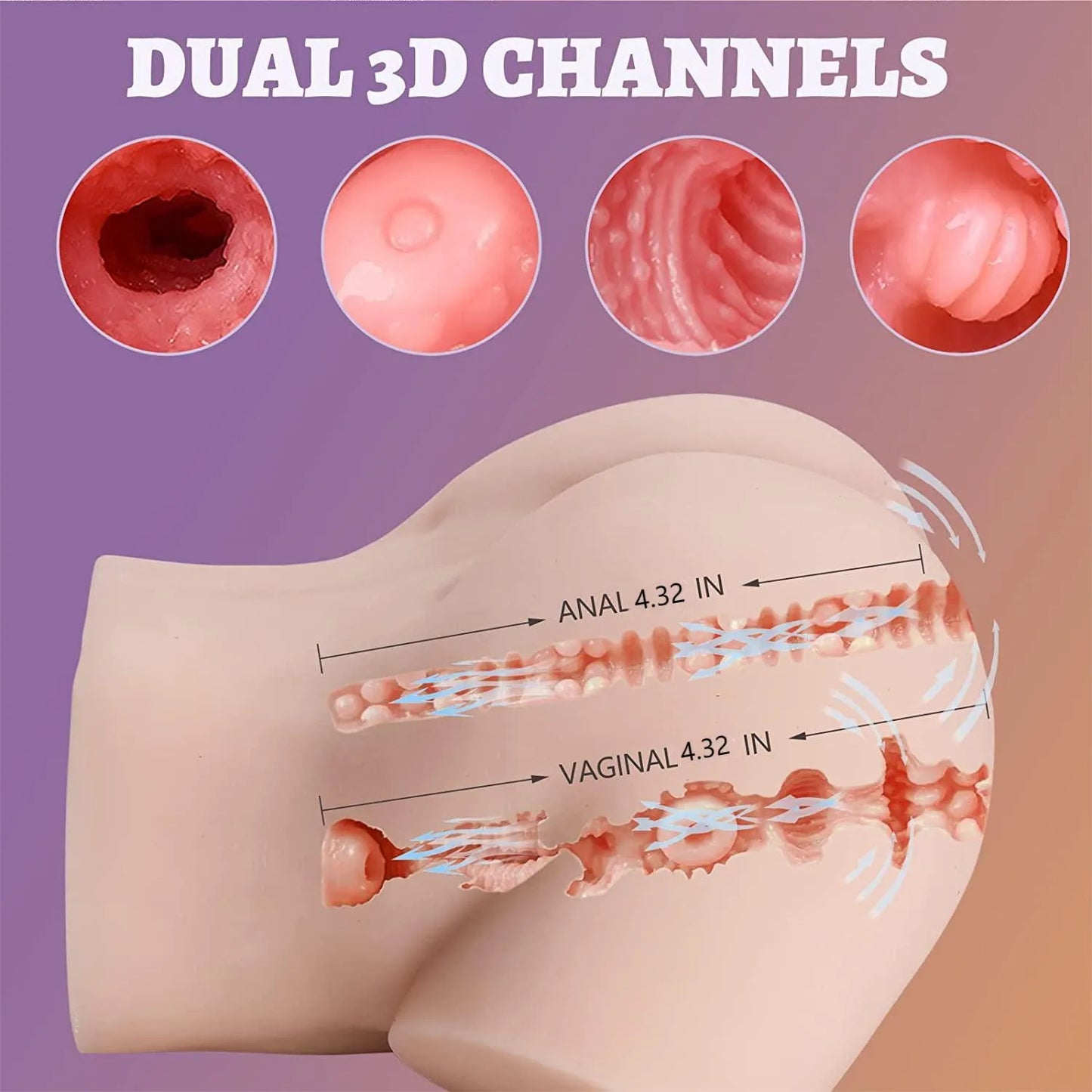 male sex doll silicone super realistic big butt real 660g