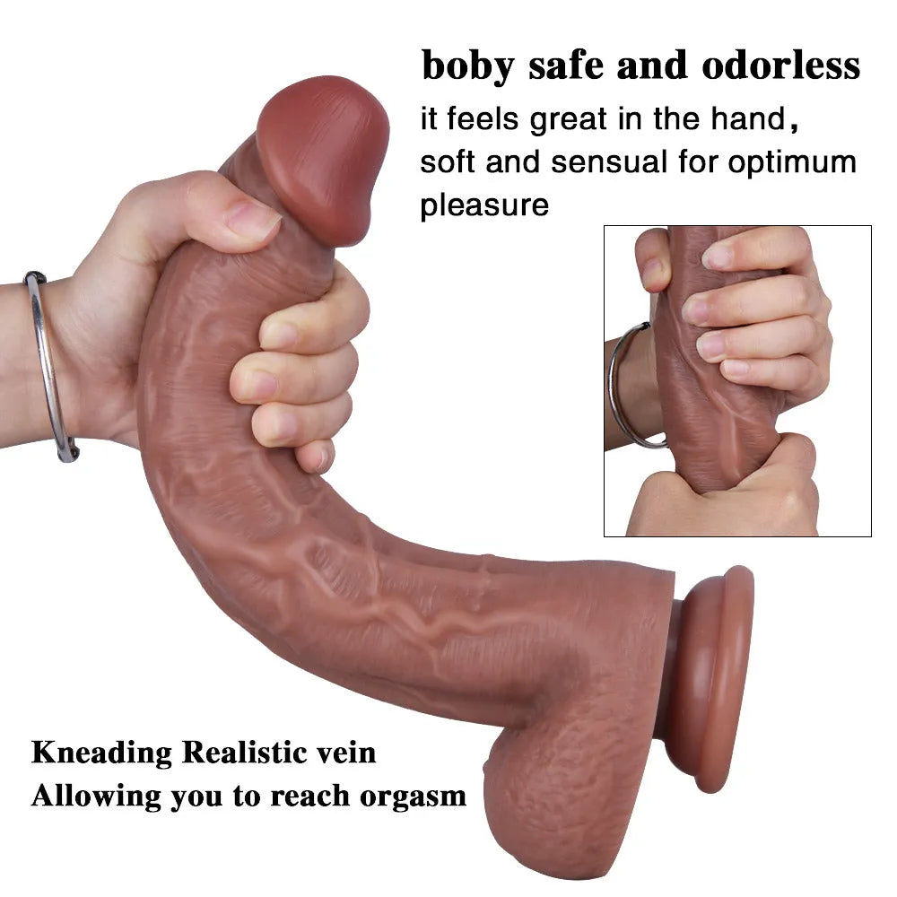 Dildo toy Extra Large Ultra Realistic Silicone for women 10.6 Inches