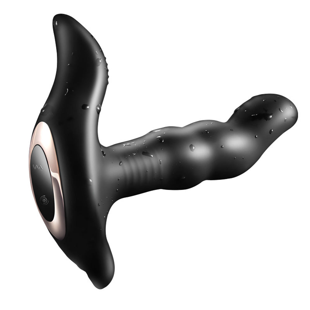 Double sex toy anal oscillator Retractable anus couples how to use