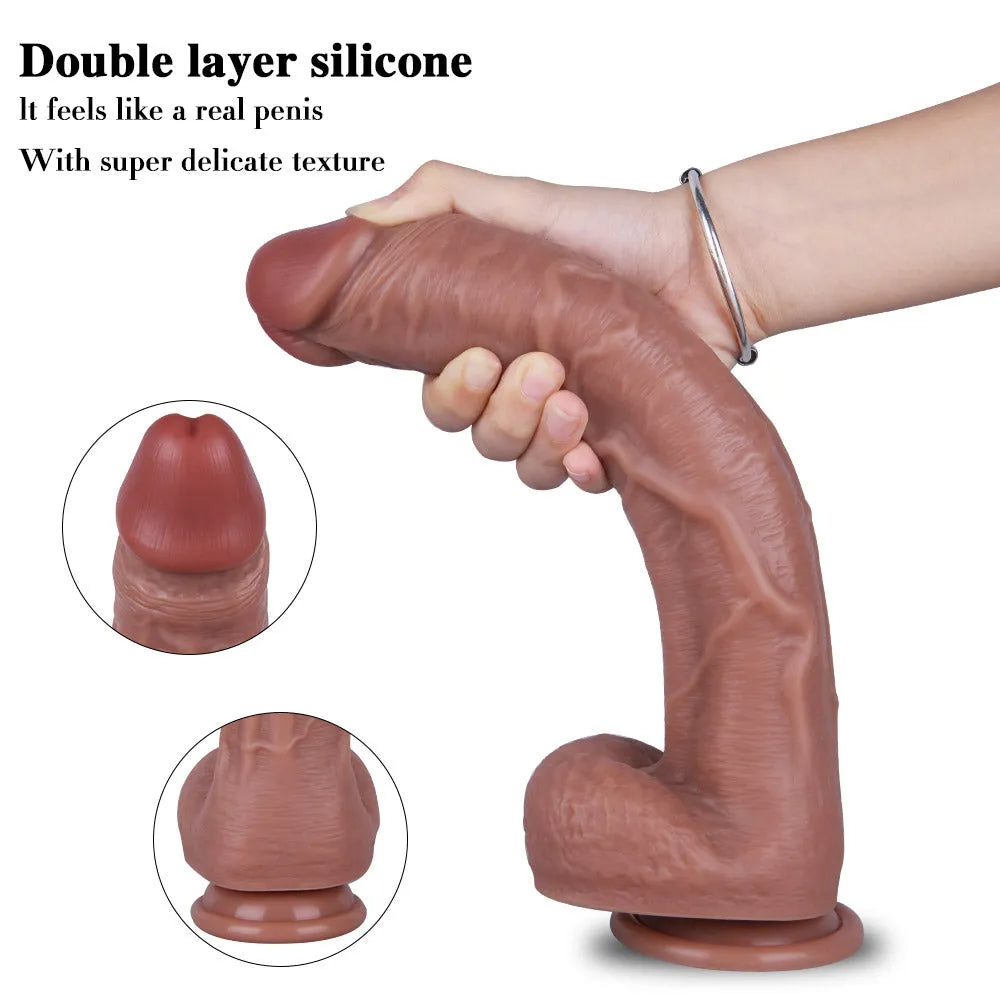 Dildo toy Extra Large Ultra Realistic Silicone for women 10.6 Inches