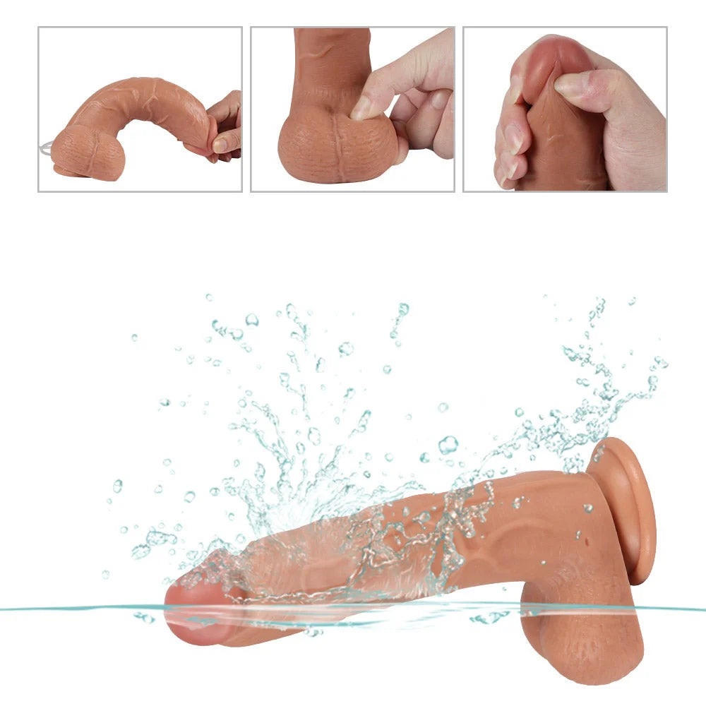 Dildo toy Extra Large Ultra Realistic Silicone for women Realistic squirting
