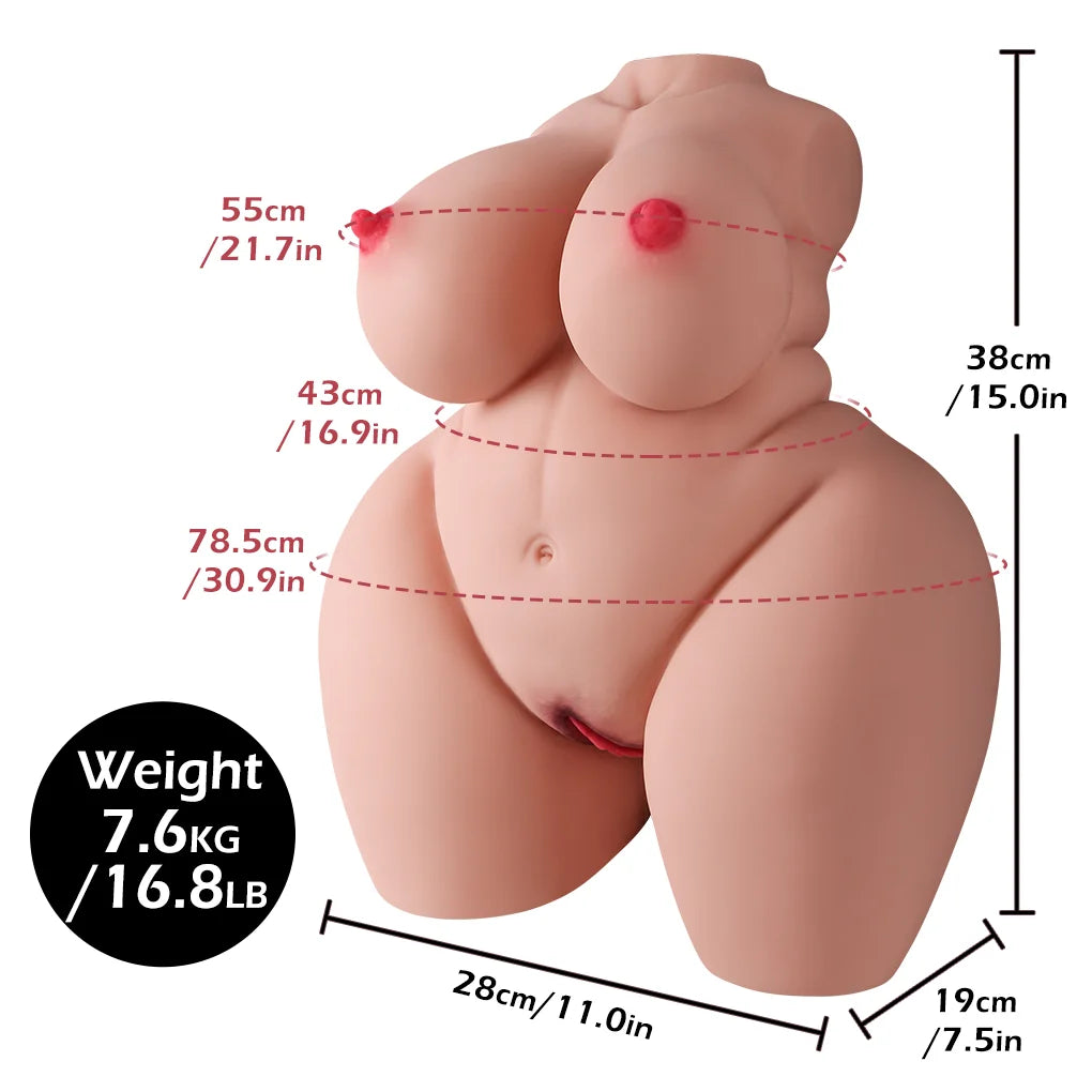 Sex dolls for men silicone realistic big butt shop in celebrity 7.6kg