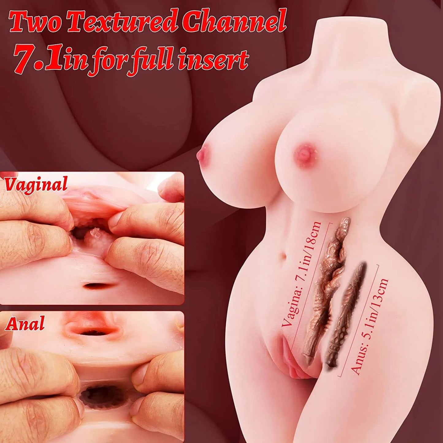 Sex dolls for men silicone realistic big butt nude moaning 3kg