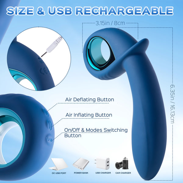 Double sex toy anal oscillator Retractable anus couples how to use