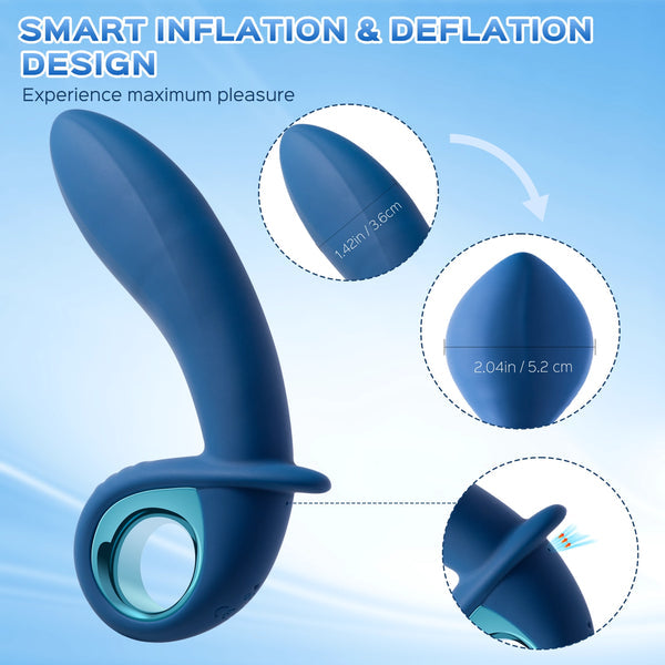 Double sex toy anal oscillator Retractable anus couples how to use