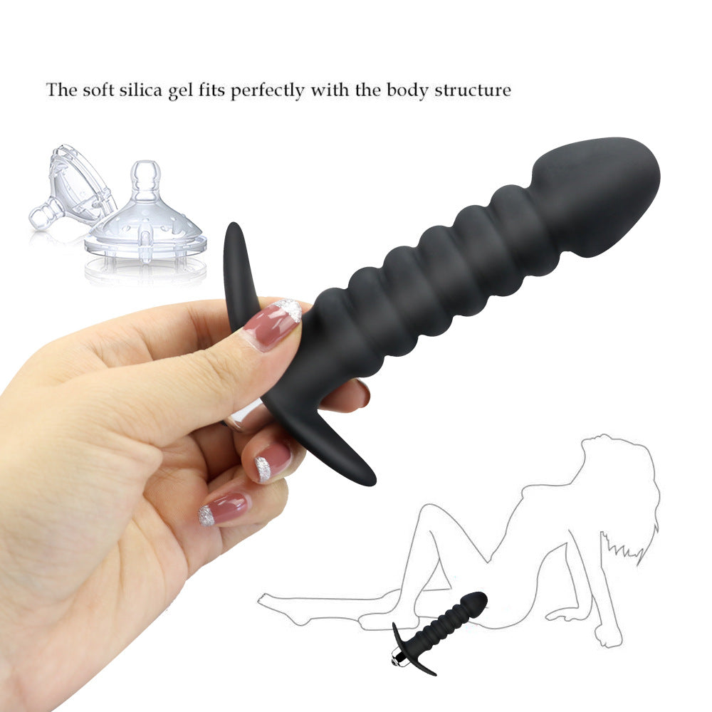 Double sex toy anal oscillator Retractable anus couples how to use