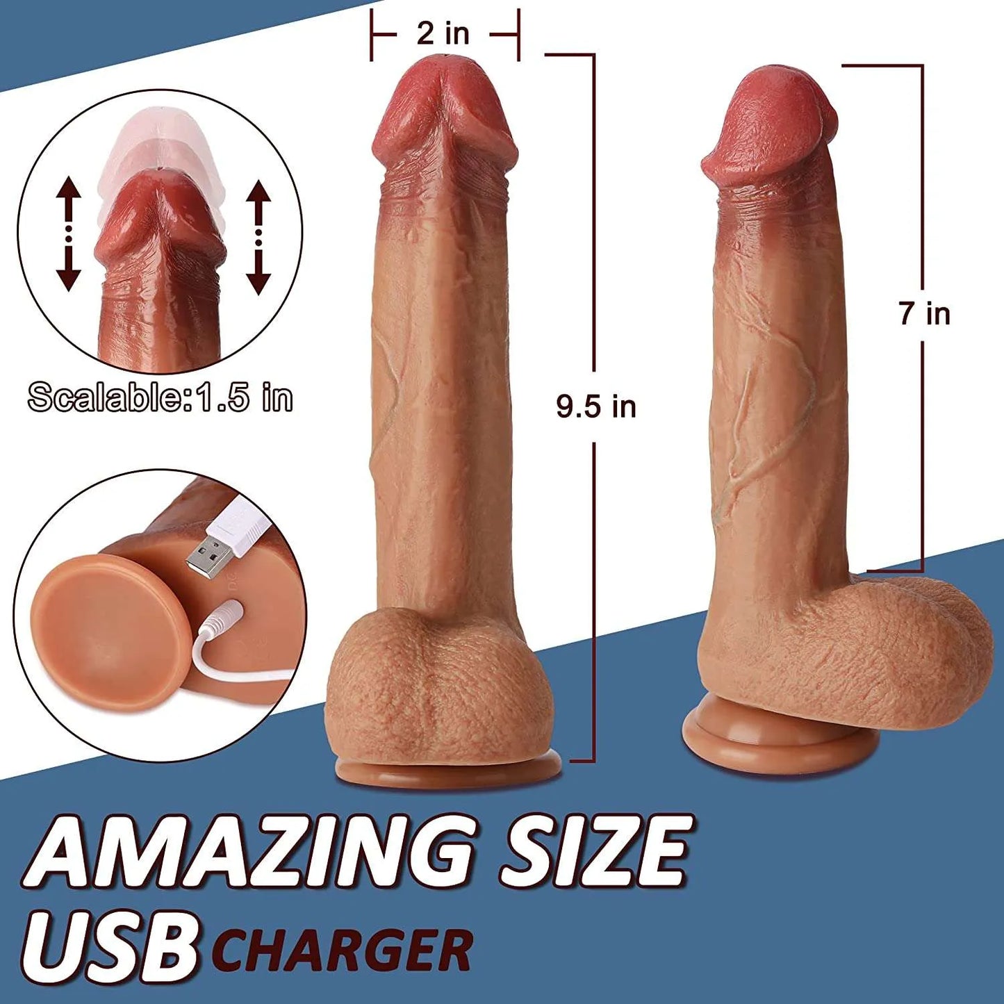 Dildo toy for women vibrating buy online silicone 10 Inch in uae