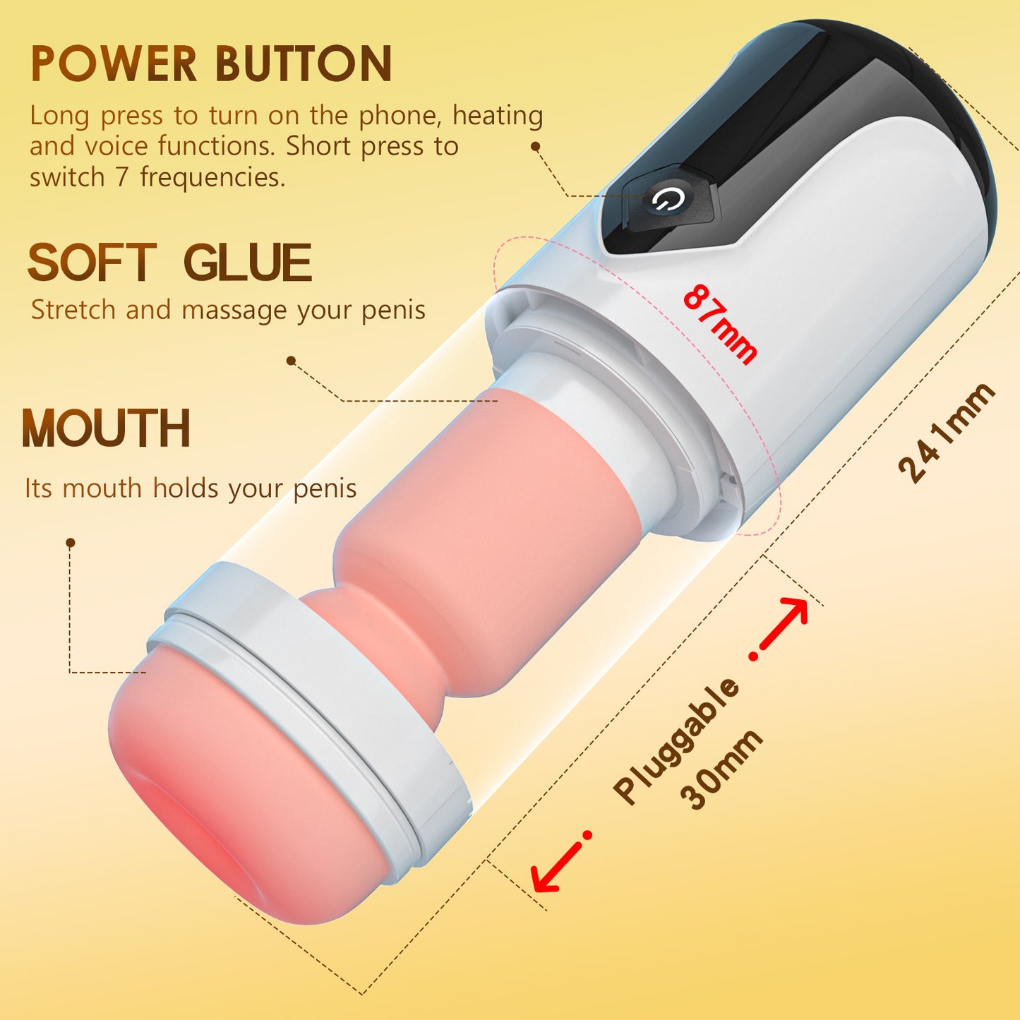 Sex toys for men Automatic oral sexl vibrator in dubai sex toy