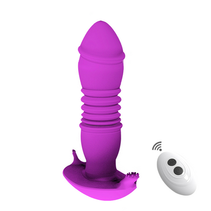 Double sex toy  anal oscillator  Retractable anus couples how to use