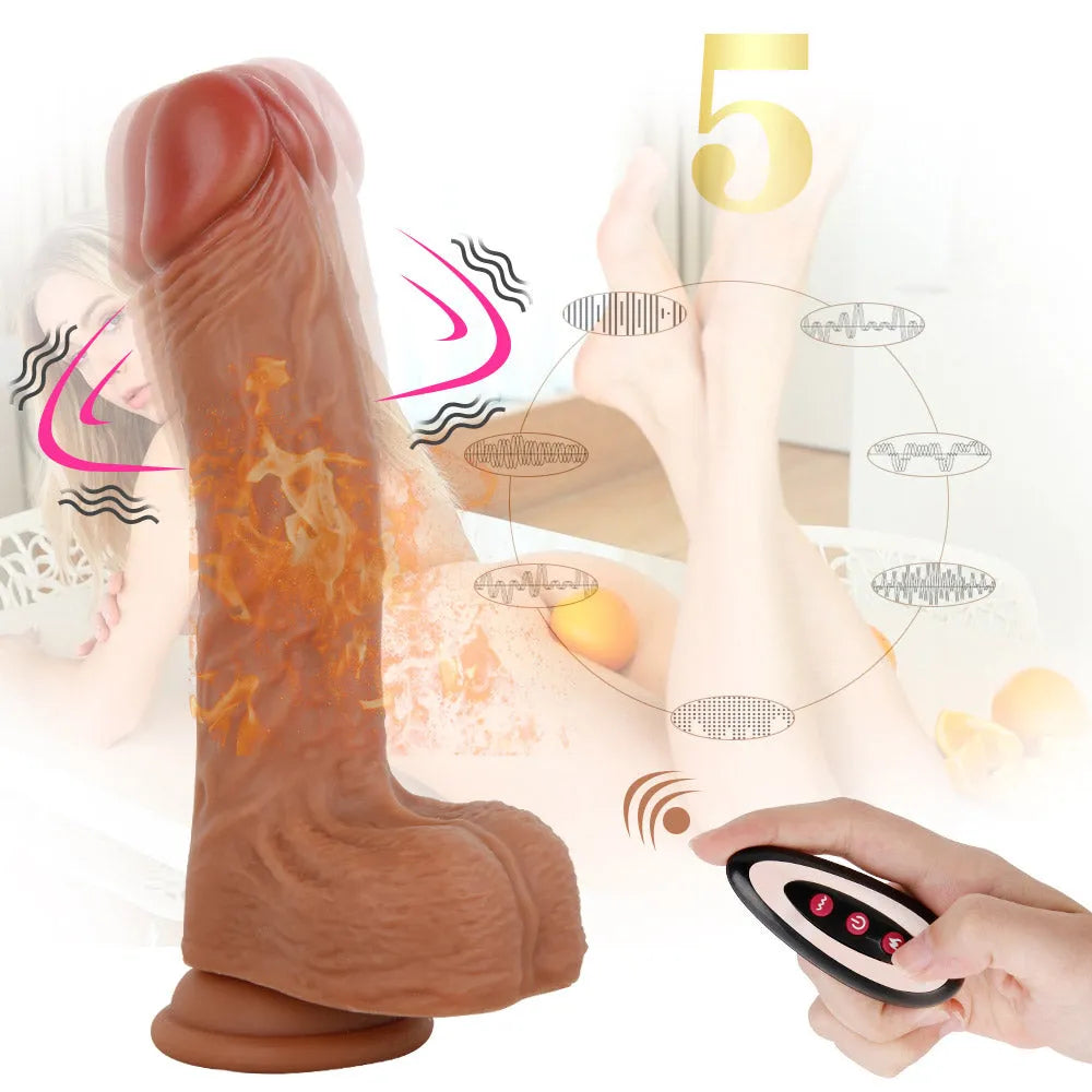 Dildos for Women Most Realistic Silicone Big Penis Vibrator Meat Stick 8.5 Inch