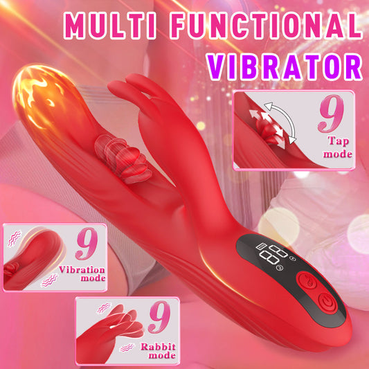 Rabbit Ears II G Spot Flapping Clitoris Massaging Vibrator