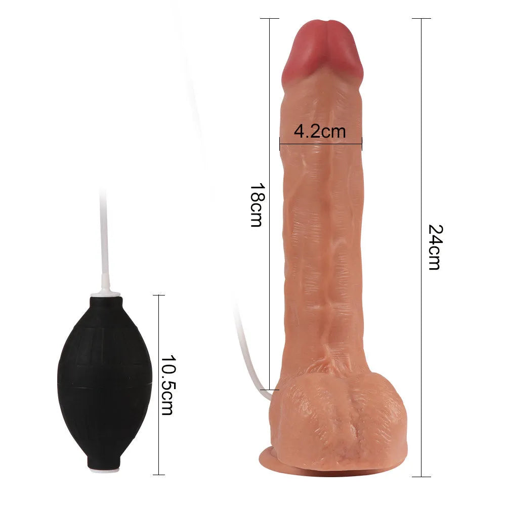 Dildo toy  Extra Large Ultra Realistic Silicone for women Realistic squirting 9.4Inch