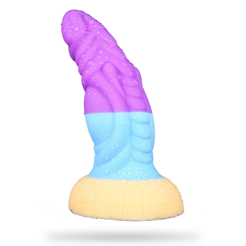 Dildo toy Colorful Mixed Color Alien Dildo - Thick Rainbow