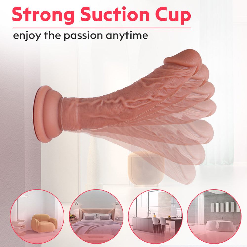 Dildo toy  female sex Double Layer Liquid Silicone Allovers Dildo 6.1 Inch