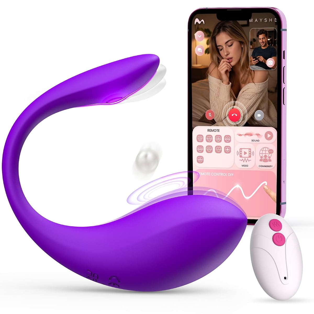 Remote-Controlled Vibrator—Female Sex Toy and Mini Vibrator for Couples sex  toys uae
