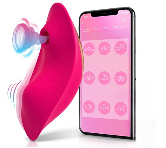 Long Distance App controlled Wearable Vibrating and Sucking Toy