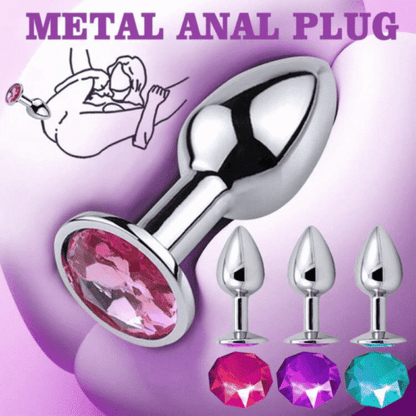 Luxury Jeweled Metal Butt Plug – Premium Sex Toys in UAE