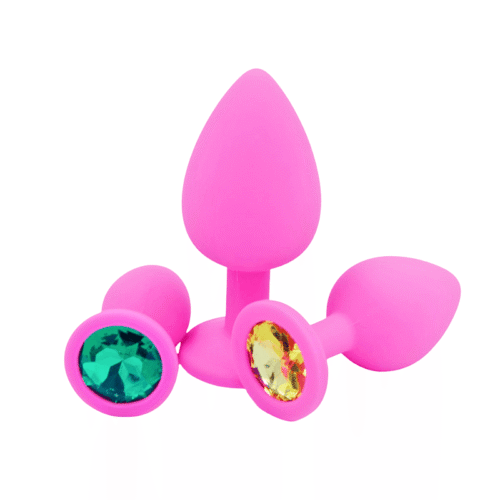 Silicone Jeweled Butt Plug – Premium Sex Toys in UAE