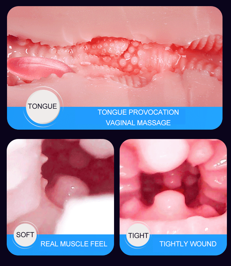 Vaginal and Oral Dual Head Masturbation Cup