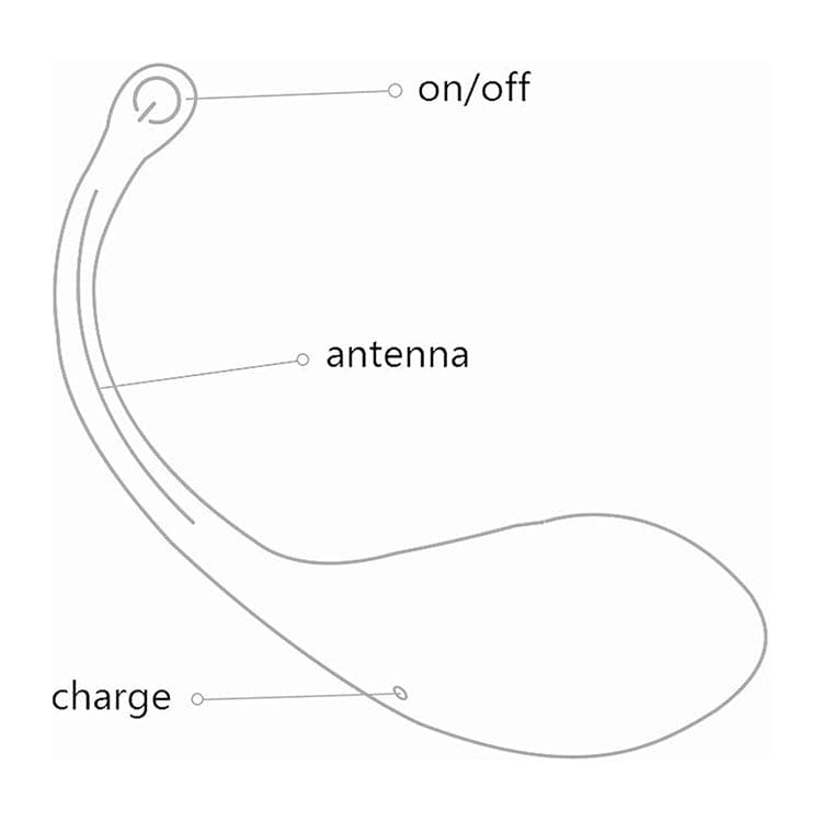 Mobile App Controlled U Shape Little Dolphin Vibrator